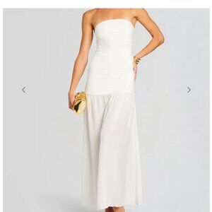 Retrofete Gardenia Dress in Porcelain